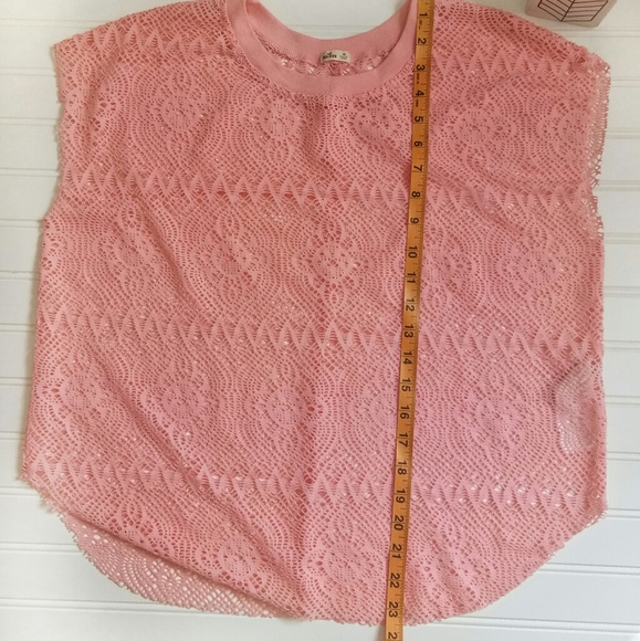 Hollister Floral Mesh/Lace Top - Picture 8 of 8